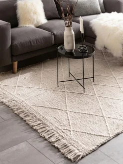 Clearance Benuta Tapis en laine tissé à la main Daphne