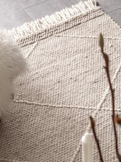 Clearance Benuta Tapis en laine tissé à la main Daphne