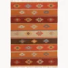 Outlet Benuta Tapis en laine tissé à la main avec franges Zohra