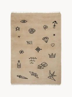 New Nordic Knots Tapis en laine tissé à la main Nomad Beige