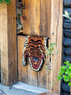 Sale Bongusta Tapis en laine tufté à la main Tiger