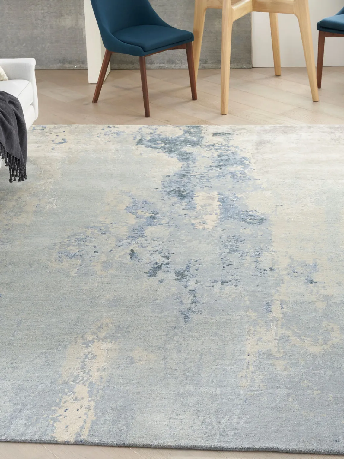 Sale Rama Carpets Tapis en viscose tissé à la main Silk Shadows