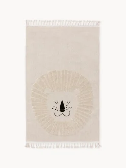 New Benuta Tapis pour enfant avec pompons Momo Tons beige clair