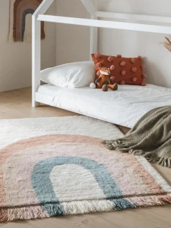 Hot Benuta Tapis pour enfant en laine tufté main Rainbow