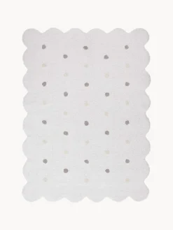 Best Lorena Canals Tapis pour enfant tissé à la main Biscuit Blanc, gris clair, beige clair