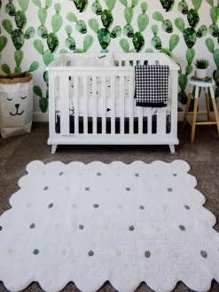 Best Lorena Canals Tapis pour enfant tissé à la main Biscuit Blanc, gris clair, beige clair