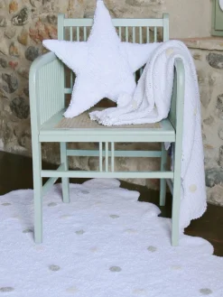Best Lorena Canals Tapis pour enfant tissé à la main Biscuit Blanc, gris clair, beige clair