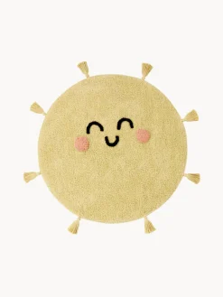 Best Lorena Canals Tapis pour enfant tissé à la main avec houppes You're My Sunshine