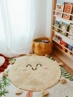 Best Lorena Canals Tapis pour enfant tissé à la main avec houppes You're My Sunshine