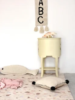 Best Lorena Canals Tapis pour enfant tissé à la main Terrazzo Pêche, tons roses