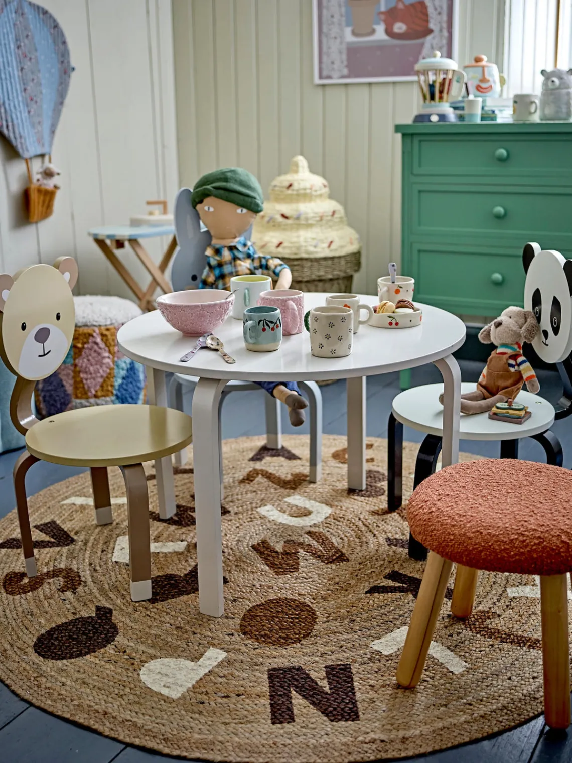 Online Bloomingville Mini Tapis rond en jute pour enfant Dinne