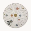 Sale Bloomingville Mini Tapis rond pour enfant Space