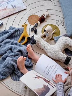 Sale Bloomingville Mini Tapis rond pour enfant Space