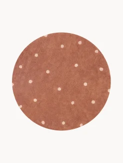 Sale Lorena Canals Tapis rond pour enfants tufté à la main Dot, lavable Terracotta, rose pâle
