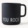 Best DESIGN LETTERS Tasse à café design Favourite YOU ROCK