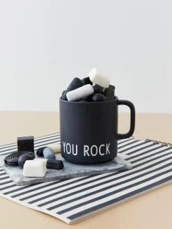 Best DESIGN LETTERS Tasse à café design Favourite YOU ROCK