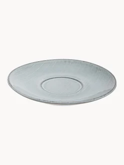 Clearance Broste Copenhagen Tasse avec sous-tasse artisanales Nordic Sea Gris-bleu, chiné