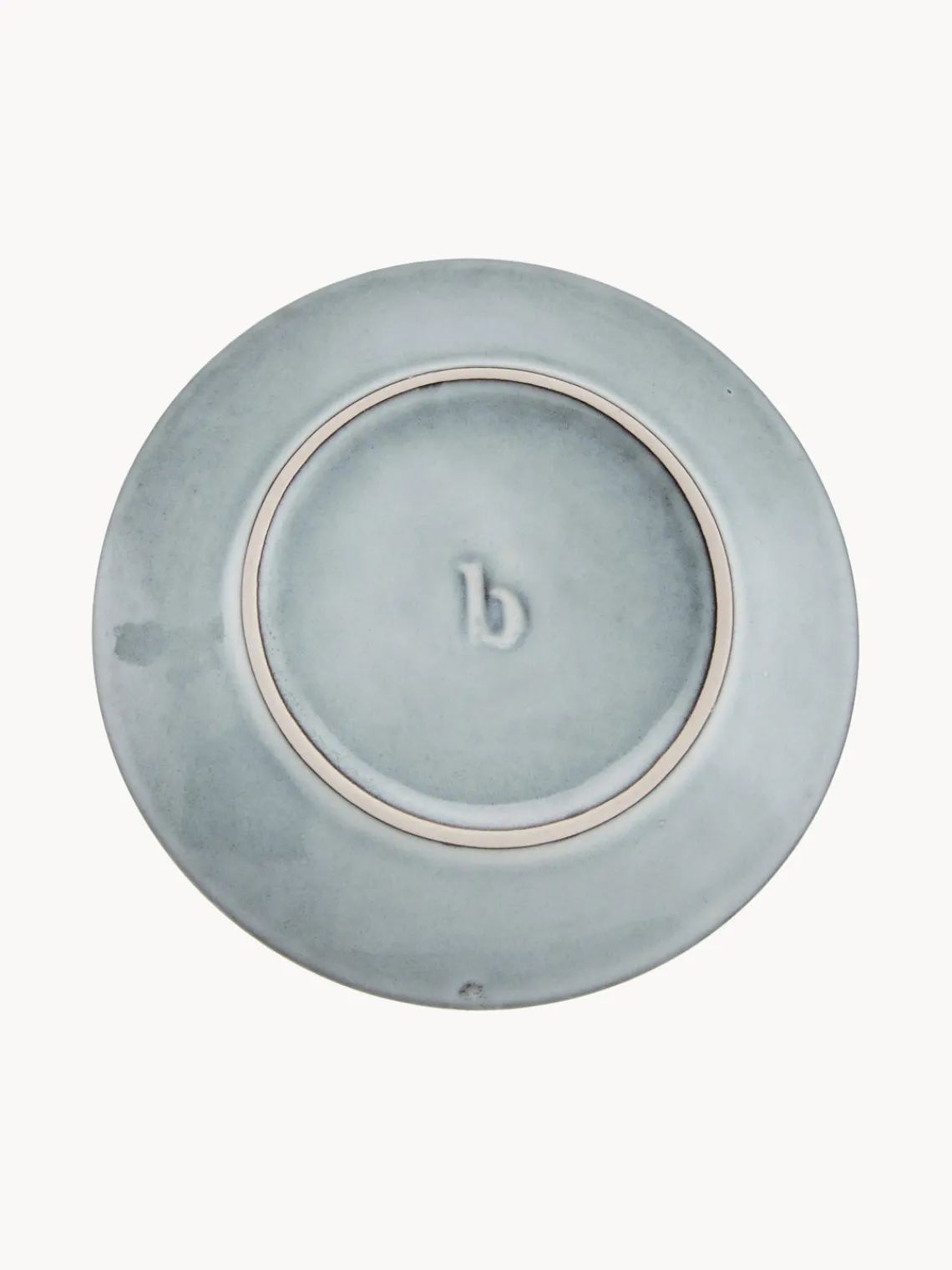 Clearance Broste Copenhagen Tasse avec sous-tasse artisanales Nordic Sea Gris-bleu, chiné
