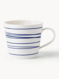 New ROYAL DOULTON Tasse en porcelaine Pacific Blue Ligné