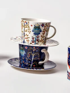 Clearance iittala Tasse en porcelaine Taika, 200 ml Bleu foncé
