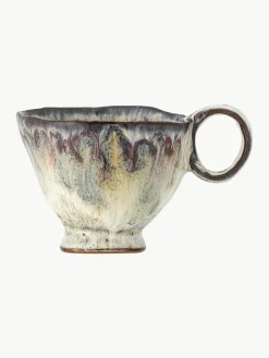 New Bloomingville Tasse faite main Imogen Gris, bleu, multicolore