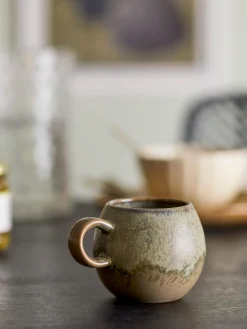 Best Bloomingville Tasse émaillée artisanale Paula Tons bruns