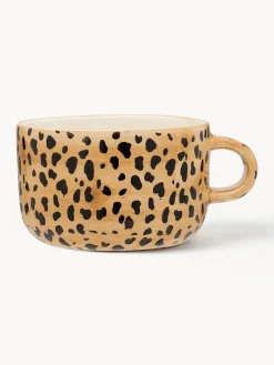 Fashion Anna + Nina Tasse peinte à la main Leopard