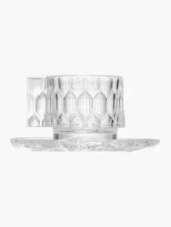 Sale Kartell Tasses à café avec sous-tasses Jellies, 4 pièces Transparent