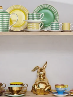 Clearance Pols Potten Tasses à café avec sous-tasses Chess, 4 élém.