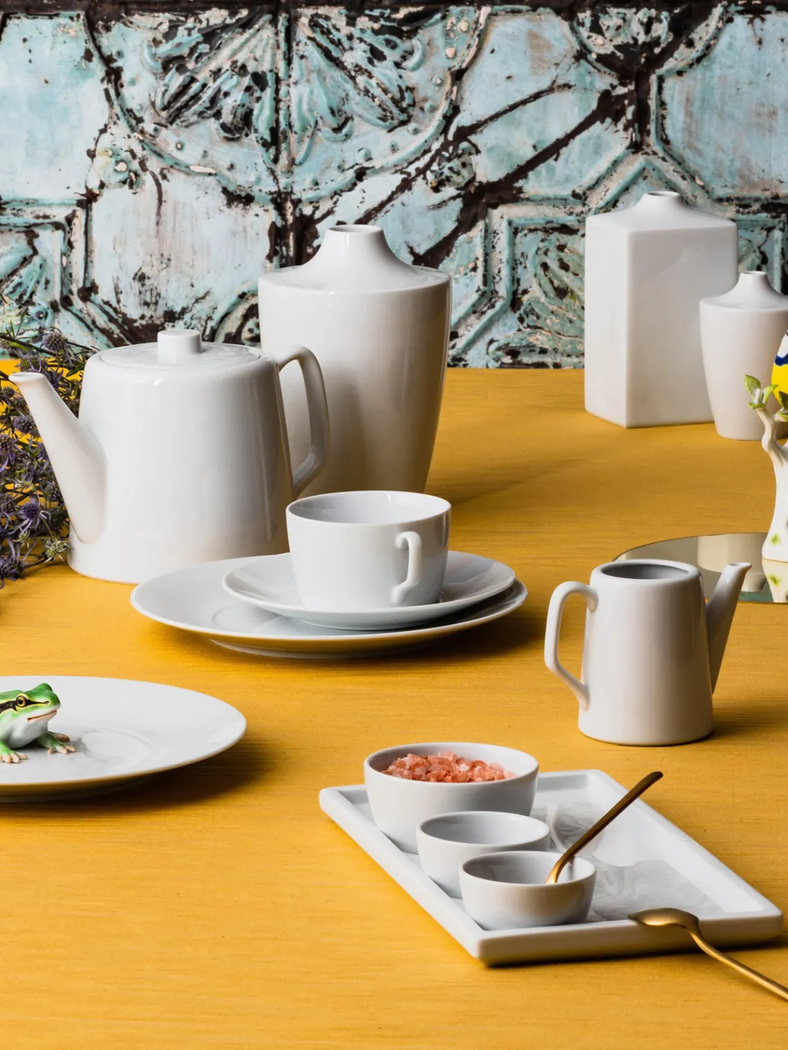 Clearance Meissen Tasses à café avec sous-tasses en porcelaine Cosmopolitan, 2 pièces