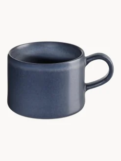 Outlet ASA Selection Tasses à café émaillées Gobi, 6 pièces Gris-bleu