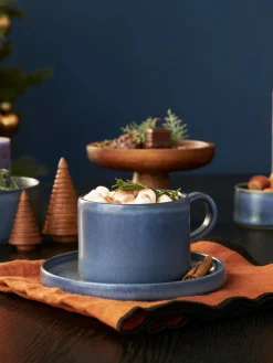 Outlet ASA Selection Tasses à café émaillées Gobi, 6 pièces Gris-bleu