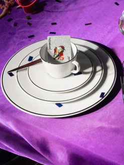 New Meissen Tasses à café XS avec sous-tasses en porcelaine Vitruv, 2 pièces