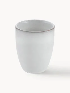 Online Broste Copenhagen Tasses à expresso artisanales Nordic Sand, 6 pièces Gris clair, chiné