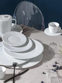 Clearance Meissen Tasses à expresso avec sous-tasses en porcelaine Vitruv, 2 pièces