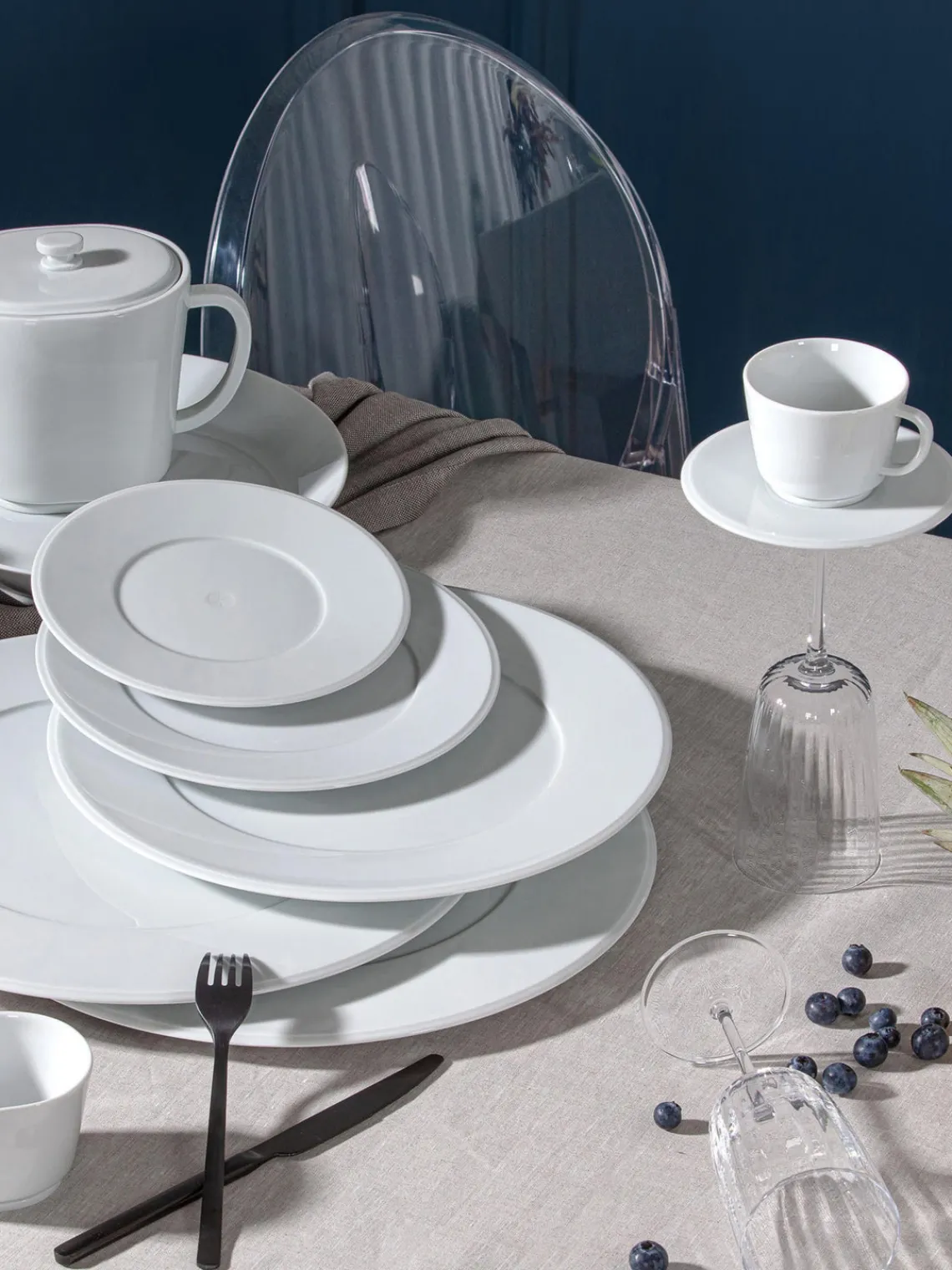 Clearance Meissen Tasses à expresso avec sous-tasses en porcelaine Vitruv, 2 pièces