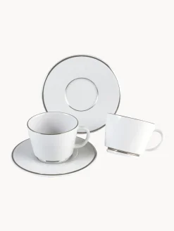 Outlet Meissen Tasses à expresso avec sous-tasses en porcelaine Vitruv, 2 pièces