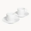 Outlet Meissen Tasses à expresso avec sous-tasses en porcelaine Cosmopolitan, 2 pièces