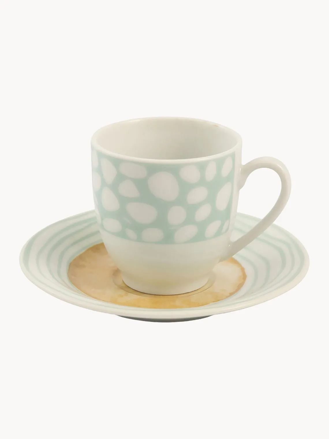 Outlet Villa D'Este Home Tivoli Tasses à expresso avec sous-tasses Marea, 6 élém.