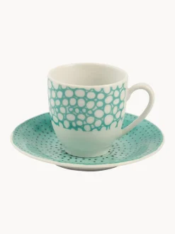 Outlet Villa D'Este Home Tivoli Tasses à expresso avec sous-tasses Marea, 6 élém.