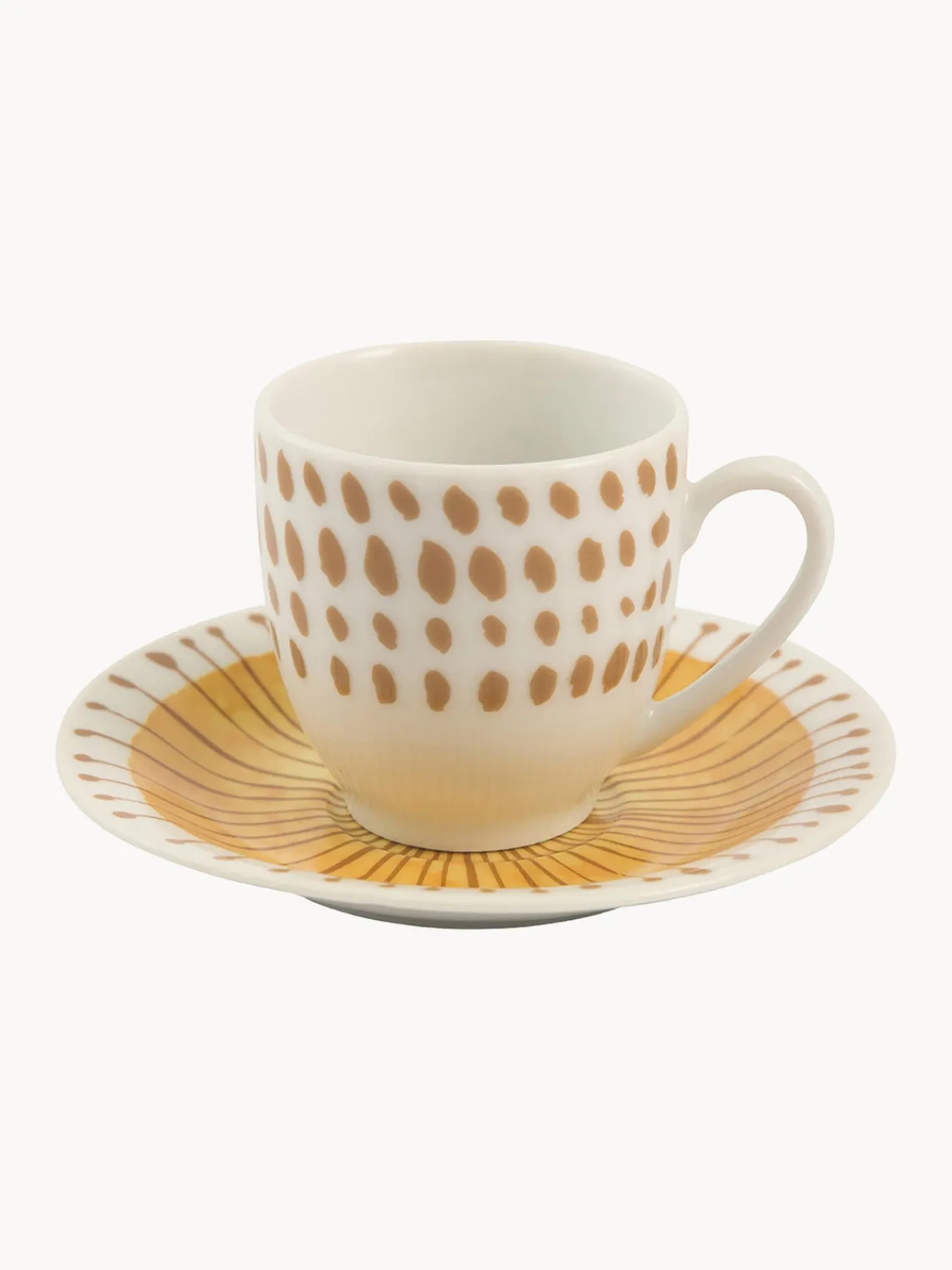 Outlet Villa D'Este Home Tivoli Tasses à expresso avec sous-tasses Marea, 6 élém.