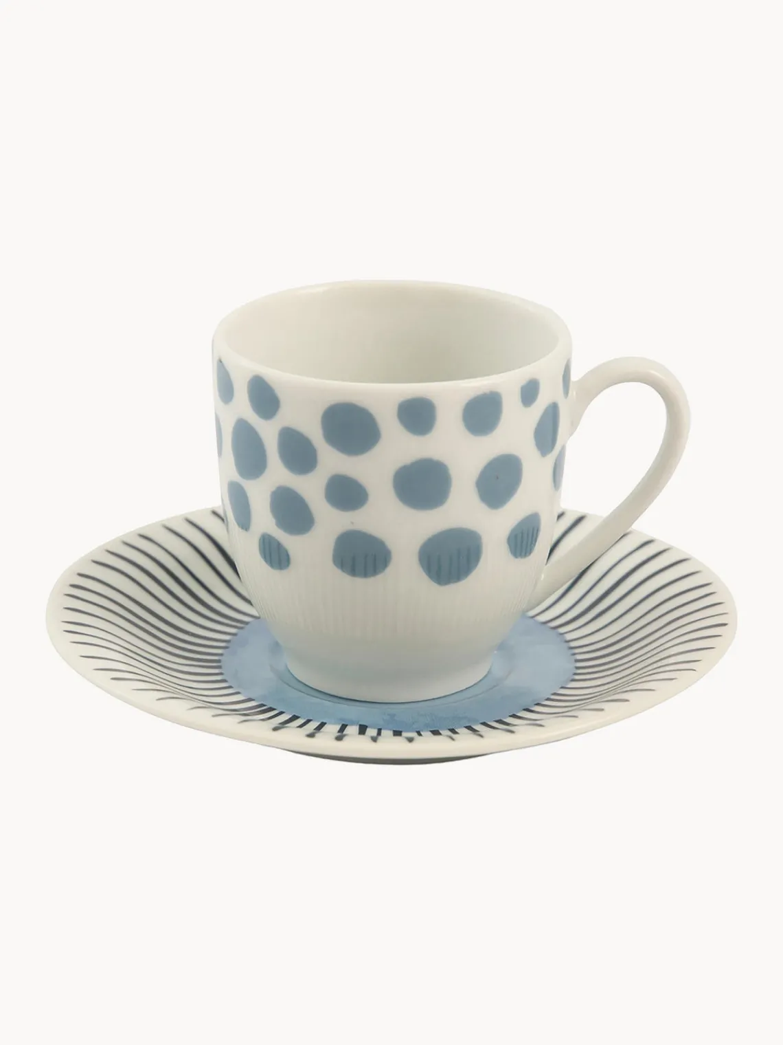 Outlet Villa D'Este Home Tivoli Tasses à expresso avec sous-tasses Marea, 6 élém.
