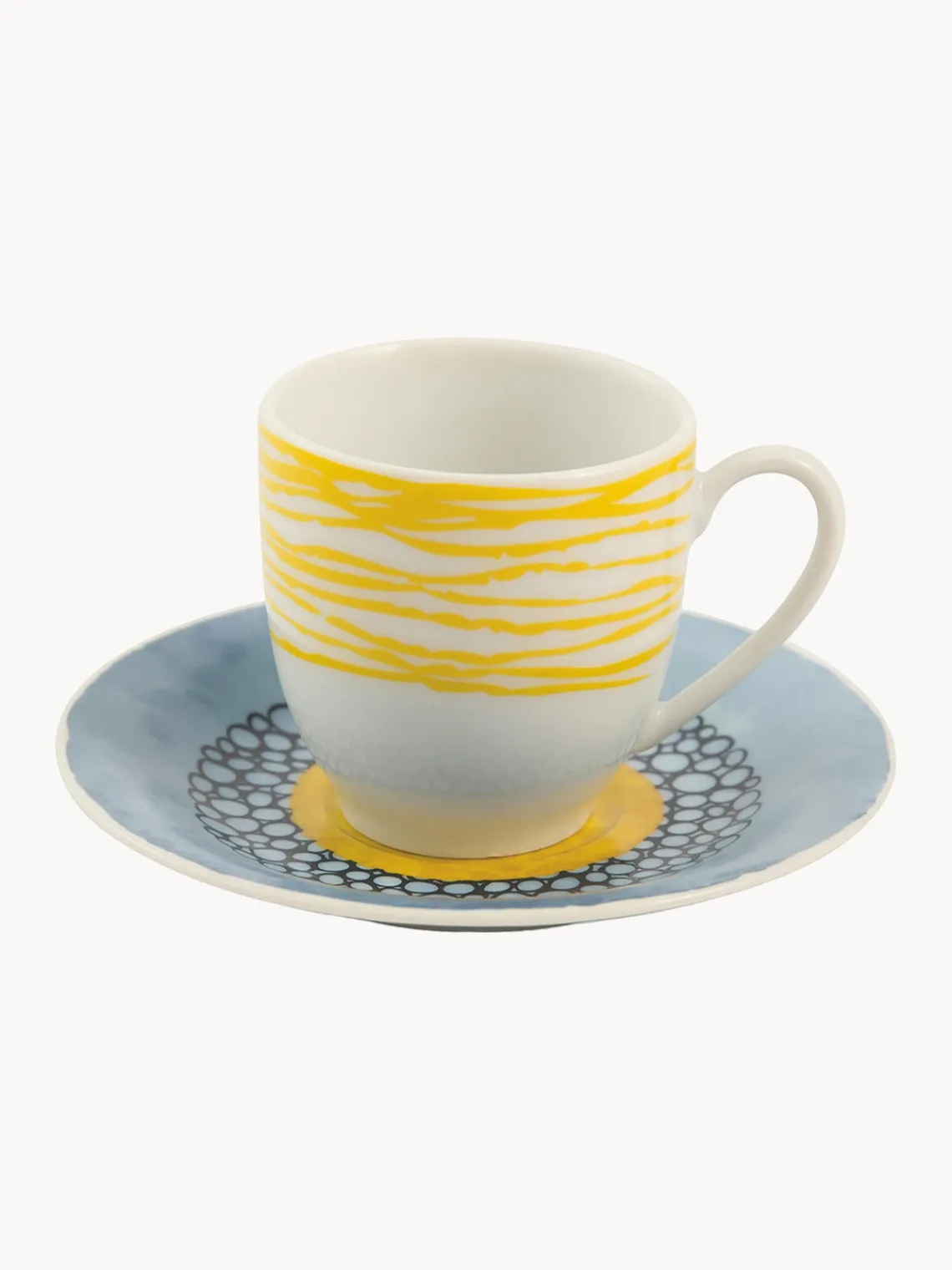 Outlet Villa D'Este Home Tivoli Tasses à expresso avec sous-tasses Marea, 6 élém.