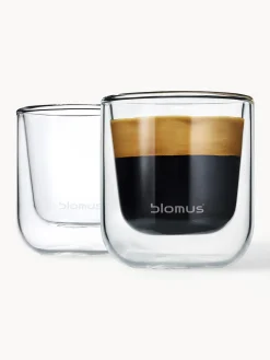 Fashion blomus Tasses à expresso double paroi Nero, 2 pièces