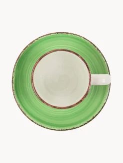 Best Villa D'Este Home Tivoli Tasses à expresso peintes à la main avec sous-tasses Baita, 6 élém. Multicolore