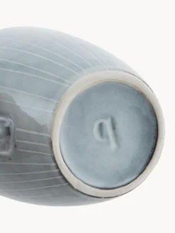 Online Broste Copenhagen Tasses à thé artisanales Nordic Sea, 400 ml, 6 pièces Gris-bleu, chiné