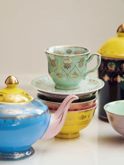 Discount Pols Potten Tasses à thé avec sous-tasses Grandpa, 8 élém.