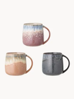 Sale Bloomingville Tasses artisanales avec émail réactif Cloe, 3 élém.