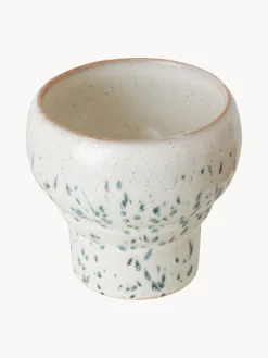 Discount HKLIVING Tasses artisanales en grès 70's, 2 élém. Tons beiges, blanc, bleu ciel