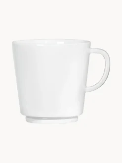 Discount Meissen Tasses artisanales en porcelaine Vitruv, 2 pièces Blanc